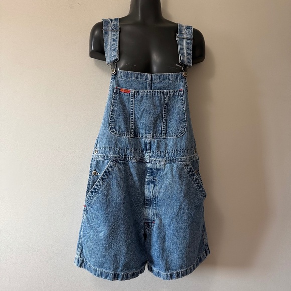 Vintage Ikeda Stylish Blue Denim Romper - Picture 1 of 8